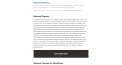 Desktop Screenshot of minimal-themes.com