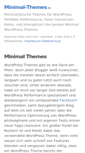 Mobile Screenshot of minimal-themes.com