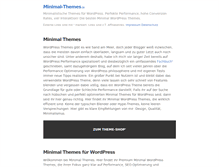Tablet Screenshot of minimal-themes.com